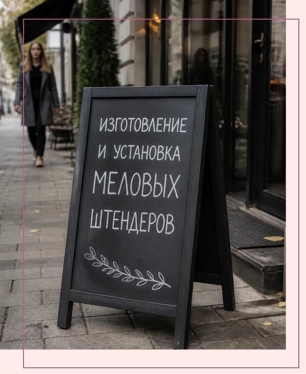 Меловые штендеры в Иванове по цене от 6716 р. | Аванза-Внв